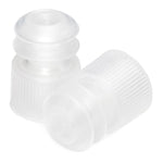 McKesson Flanged Plug Cap, Colorless, Polyethylene, for 12 mm Tubes