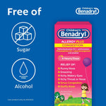 Benadryl® Children's Allergy Plus Congestion Liquid Grape Flavor, 4 ounces