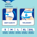 Tena® ProSkin™ Plus Fully Breathable Absorbent Underwear, Large