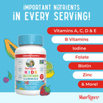 Dietary Supplement Mary Ruth's® Kids Multivitamin Vitamin A / C / D / E 390 mcg - 10 mg - 3 mcg - 4 mg Strength Gummie 60 Per Bottle Fruit Flavor