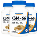 nutricost® KSM-66® Ashwagandha Root Extract and Black Pepper Extract