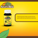 Nature's Blend Vitamin D-3 Supplement
