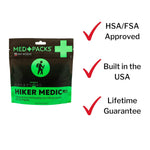 Med Packs™ First Aid Kit for Hikers – Outdoor Injury Supplies in Portable Pouch