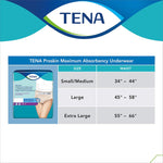 Tena® ProSkin™ Maximum Absorbent Underwear for Women, Large
