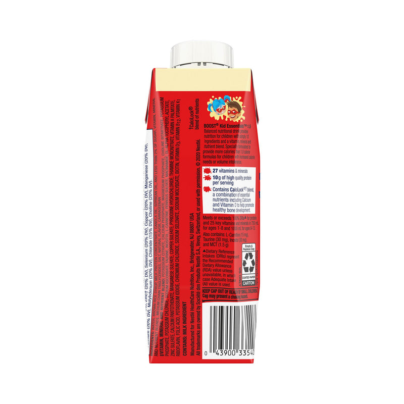Boost® Kid Essentials™ 1.5 Balanced Nutritional Drink, Vanilla, 8-ounce Carton