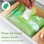 McKesson Flushable* Wet Wipes XL - Unscented, 96 Wet Wipes per Pack