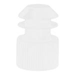 McKesson Flanged Plug Cap, White, Polyethylene, for Use with 13 mm Tubes