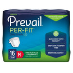 Unisex Adult Incontinence Brief Prevail® Per-Fit® X-Large Disposable Heavy Absorbency