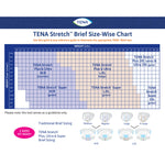 Incontinence Brief TENA Stretch™ Plus Adult Medium / Regular Unisex Disposable Moderate Absorbency