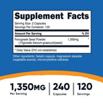 nutricost® 675 mg Fenugreek Capsules
