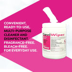 Metrex CaviWipes Surface Disinfectant Alcohol-Based Wipes, Canister