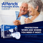 Attends® Briefs with Overnight Protection, Medium