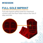 McKesson Slipper Socks, Double Tread, Extra Large, Red