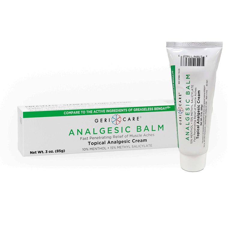 Topical Pain Relief Geri-Care® 10% - 15% Strength Menthol / Methyl Salicylate Cream 3 oz.