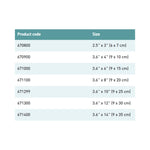 Mepore® Adhesive Dressing, 3-3/5 x 6 Inch