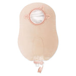New Image™ 18904 Two-Piece Transparent Urostomy Pouch, 70 mm Flange, Blue Match