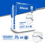 Attends® Care Adult Absorbent Underwear, Heavy Absorbency, X-Large, White