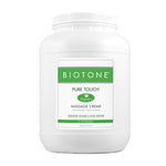 Biotone® Pure Touch Massage Crème with Jojoba Oil and Shea Butter, 1-gallon Jar