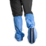 Boot Cover McKesson One Size Fits Most Knee High Foam Traction Strip Sole Blue NonSterile