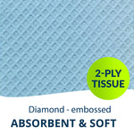 Tidi® Blue Procedure Towel, 13 x 18 Inch