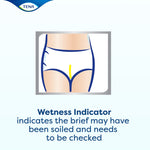 Tena® Dry Comfort™ Briefs with Curvdefence™ Extra Large, 52 – 62 Inch Five Drops