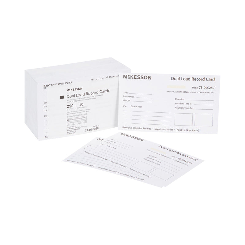 McKesson Sterilization Record Card
