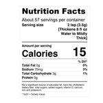 Food and Beverage Thickener McKesson 7.24 oz. Canister Unflavored IDDSI Level 0 Thin