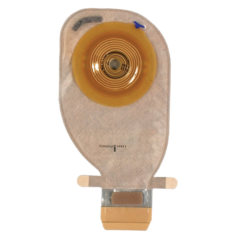 Colostomy Pouch Assura® Standard Wear One-Piece System 8-1/2 Inch Length, Maxi Convex Light, Trim to Fit Transparent 3/4 to 1-3/4 Inch Stoma Closed End