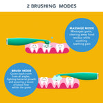ISSA™ baby Soft Silicone Sonic Toothbrush, Bubble Blue Dino