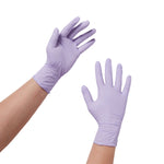 Exam Glove Halyard™ Lavender™ Medium NonSterile Nitrile Standard Cuff Length Textured Fingertips Lavender Not Rated