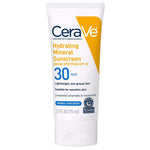 CeraVe® Hydrating Mineral Sunscreen for Face, SPF 50, 2.5-ounce Tube