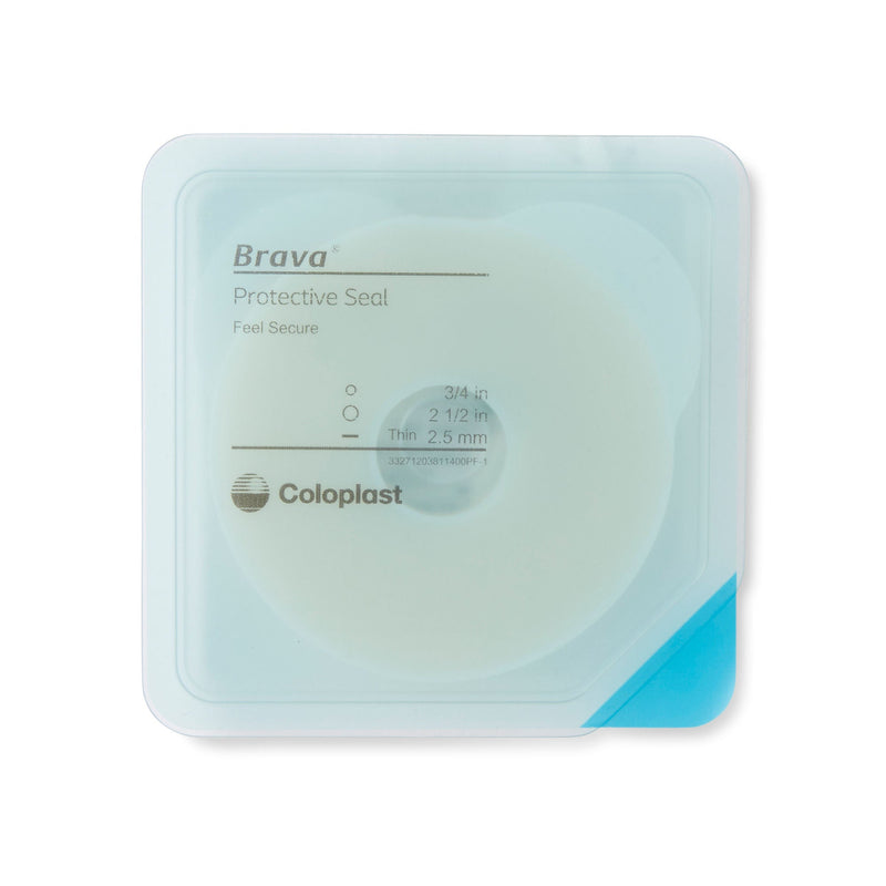Ostomy Seal Brava® Thin 3/4 Inch (18mm) Stoma 2-1/2 Inch (64mm) For Use with Ostomy Pouch