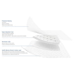 Super Absorbent Dressing ExcelSAP™ Square 6 X 7 Inch With Border Sterile