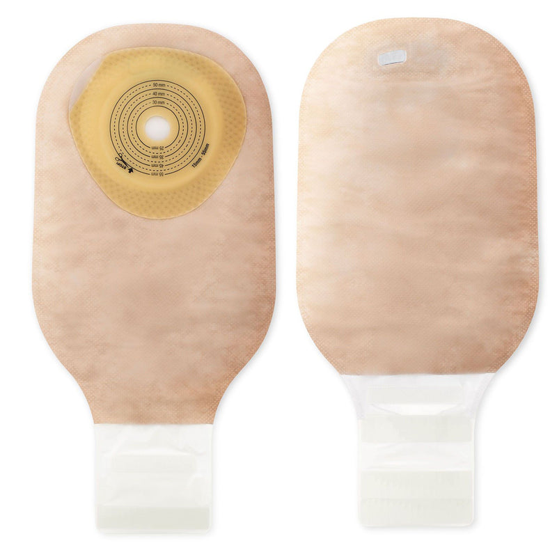 Premier™ One-Piece Beige Filtered Colostomy Pouch, Cut to Fit Stomas to 64 mm