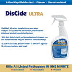 DisCide® Ultra Quaternary Based Surface Disinfectant Cleaner, 1 quart