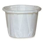 McKesson White Paper Soufflé Cup, 0.5-ounce Capacity