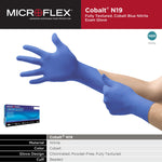 Microflex® Cobalt® Nitrile Exam Glove, Extra Large, Blue