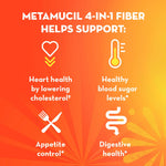 Metamucil® Psyllium Fiber Supplement, Orange Powder