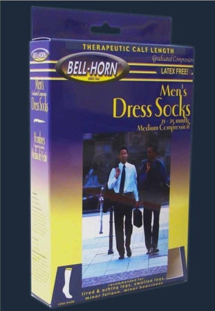 Compression Socks Bell-Horn® Calf High X-Large Black Closed Toe
