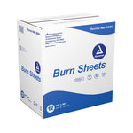 Dynarex Blue Flat Burn Sheet, 60 x 90 Inch