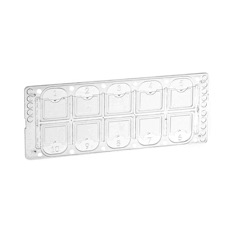 McKesson Acrylic Microscope Precision Cell Slide, Ten-Chamber
