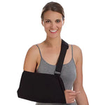 ProCare® Deluxe Arm Sling, Contact Closure, Blue, Large, 8-1/2 x 17-1/2 Inch