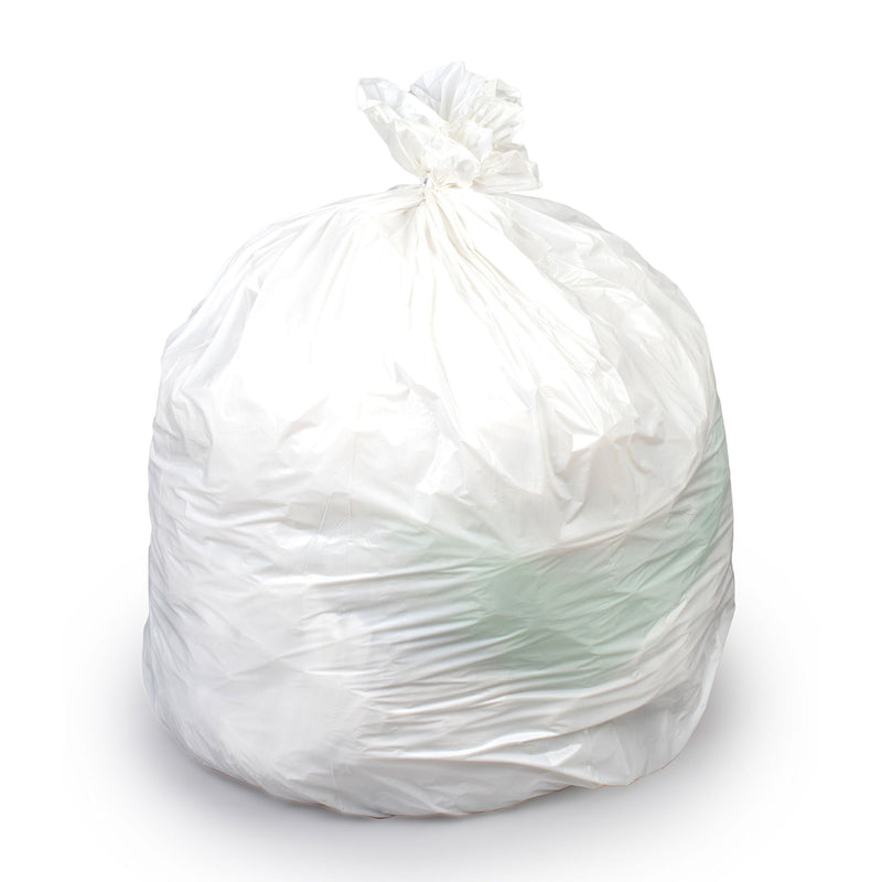 Colonial Bag Tuf Trash Bag, White, 45-gallon Capacity