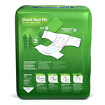 Incontinence Brief FitRight® Bariatric Adult 3X-Large Unisex Disposable Heavy Absorbency