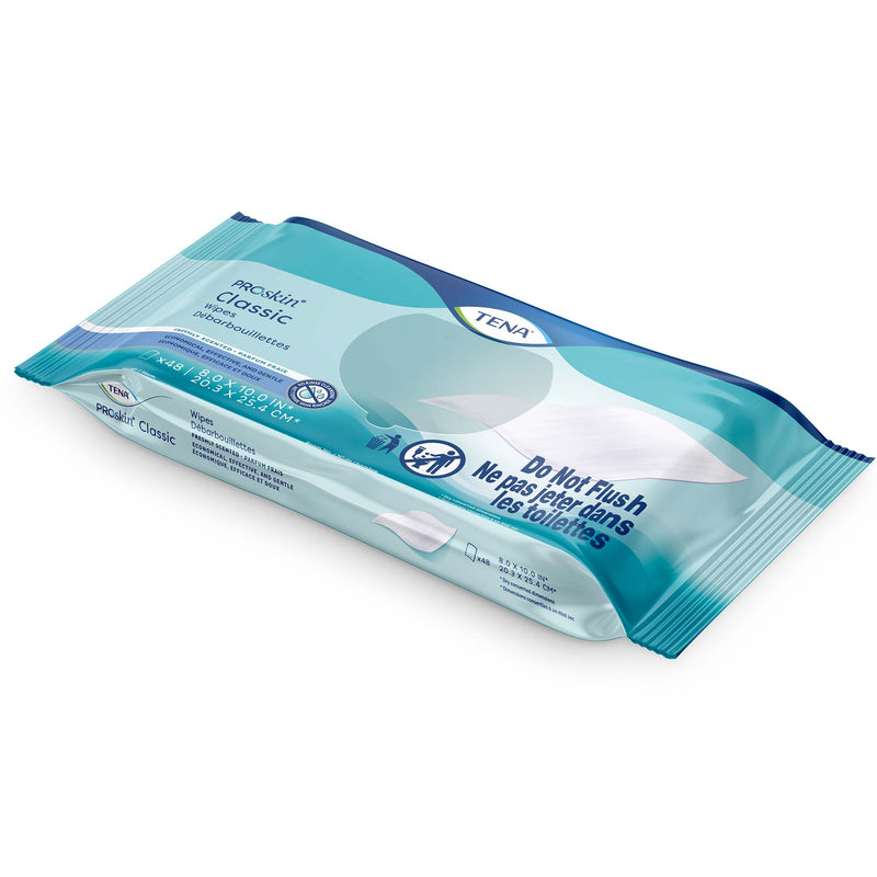 Personal Cleansing Wipe TENA® ProSkin™ Classic Soft Pack Scented 48 Count