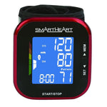 SmartHeart Automatic Wrist Blood Pressure Monitor with Attached Adult Wrist Cuff