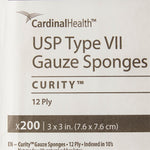 Curity™ USP Type VII Gauze Sponge, 3 x 3 Inch, 12-Ply