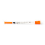 MaxiComfort® II Standard Insulin 1mL Syringe with Needle, 28 Gauge, 0.5 Inch