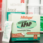 Pain Relief APAP Extra Strength 500 mg Strength Acetaminophen Unit Dose Tablet 12 per Box