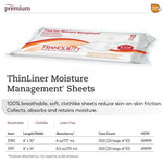 Tranquility ThinLiner® Skin Fold Pad, 6 x 14 Inch